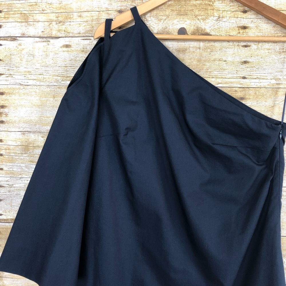 Lewit Nordstrom Navy Blue One Shoulder Tunic Dress - Picture 5 of 8